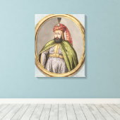 Amurath IV (1612-40) Sultan 1623-40, van Canvas Afdruk (Insitu (Houten vloer))