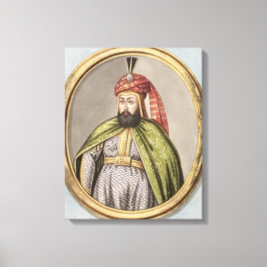 Amurath IV (1612-40) Sultan 1623-40, van Canvas Afdruk (Voorkant)