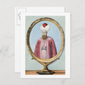 Amurath (Murad) I (1319-89), Sultan 1359-89, van Briefkaart (Voorkant / Achterkant)