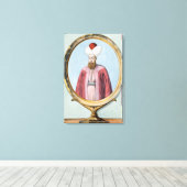 Amurath (Murad) I (1319-89), Sultan 1359-89, van Canvas Afdruk (Insitu (Houten vloer))