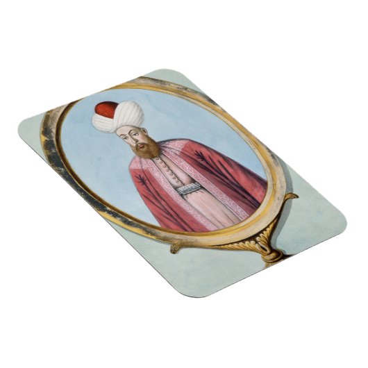 Amurath (Murad) I (1319-89), Sultan 1359-89, van Magneet (Rechterzijde)