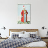 Amurath (Murad) II (1404-51) Sultan 1421-51, van Canvas Afdruk (Insitu (Slaapkamer))