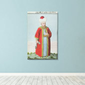 Amurath (Murad) II (1404-51) Sultan 1421-51, van Canvas Afdruk (Insitu (Houten vloer))