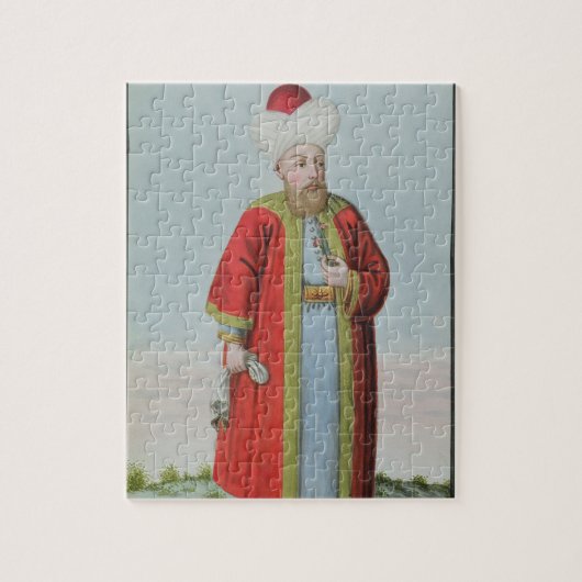 Amurath (Murad) II (1404-51) Sultan 1421-51, van Legpuzzel (Verticaal)