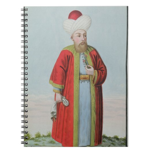 Amurath (Murad) II (1404-51) Sultan 1421-51, van Notitieboek (Voorkant)