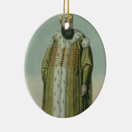 Amurath (Murad) III (1546-95) Sultan 1574-95, van Keramisch Ornament (Rechts)