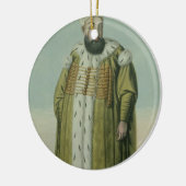 Amurath (Murad) III (1546-95) Sultan 1574-95, van Keramisch Ornament (Links)