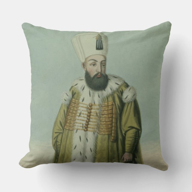 Amurath (Murad) III (1546-95) Sultan 1574-95, van Kussen (Voorkant)