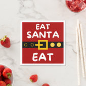 Amusant eet Santa Eat Servet (Insitu)