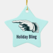 Amusant kerstboomOrnament Keramisch Ornament (Achterkant)