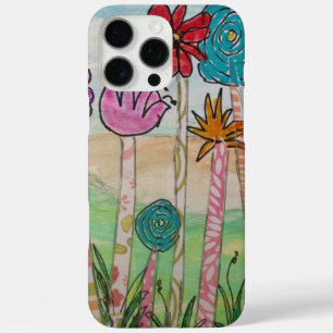 Amusante bloemen en stengels iPhone 16 pro max hoesje