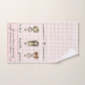 Amusante engelen onbewust handdoek (Handdoek)