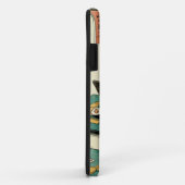 Amusante kikker werkt aan computer | Grappige kikk Case-Mate iPhone Case (Achterkant/rechts)