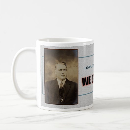 AMUSANTE 'KLAGEN OVER ONZE KOFFIE' MOK (Links)