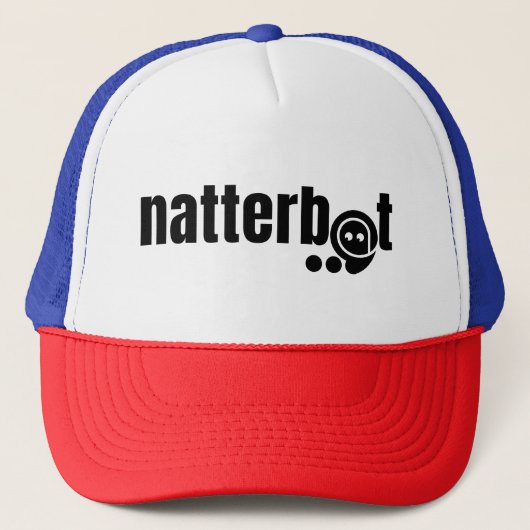 Amusante menselijke interface Natterbot Trucker Pet (Voorkant)