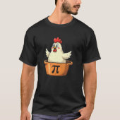 Amusante Pi Pot - Grappige Kip Pot Pi T-shirt (Voorkant)