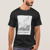 Amuse Bouche of een Moose Struik geestige fine din T-shirt (Voorkant)