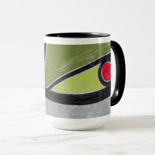 Amuse (detail) mok door Darin Jones (Voorkant rechts)