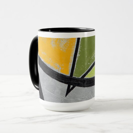 Amuse (detail) mok door Darin Jones (Voorkant links)