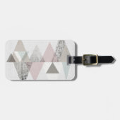 Amuse II | Geometrische moderne Bagagelabel (Voorkant horizontaal)
