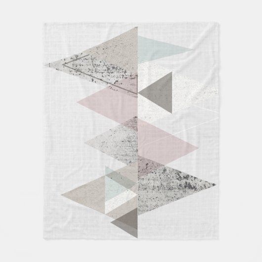 Amuse II | Geometrische moderne Fleece Deken (Voorkant)