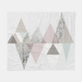 Amuse II | Geometrische moderne Fleece Deken (Voorkant (Horizontaal))