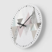 Amuse II | Geometrische moderne Grote Klok (Hoek)