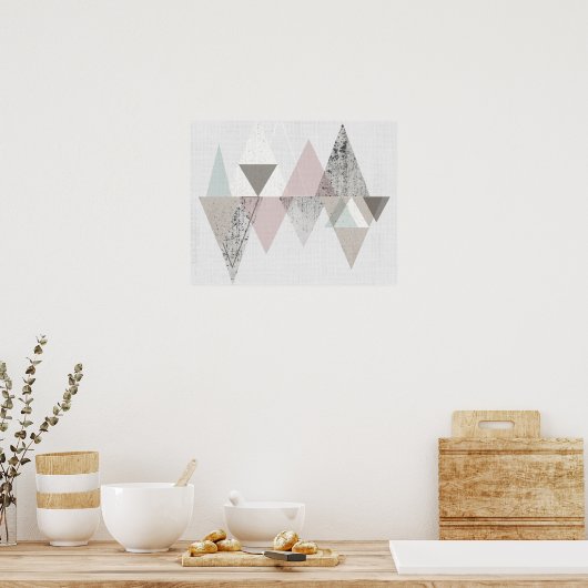 Amuse II | Geometrische moderne Poster (Keuken)