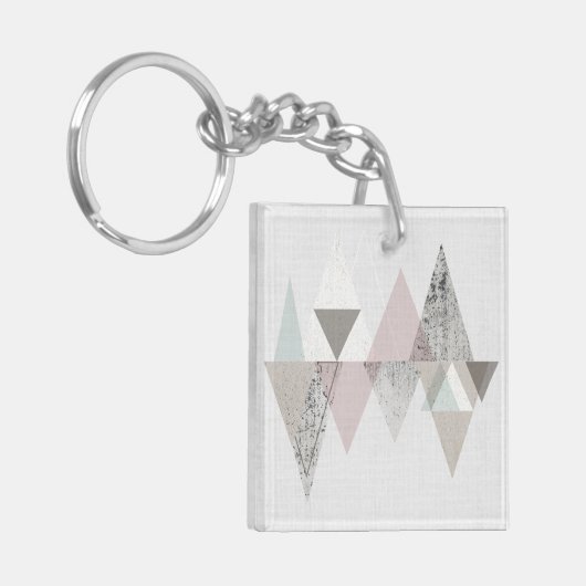 Amuse II | Geometrische moderne Sleutelhanger (Voorkant Links)