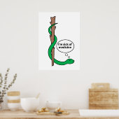 Amuselijk personeel van Asclepius Poster (Keuken)