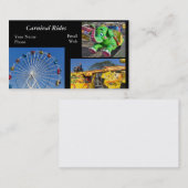 Amusement en carnavalspoelen visitekaartje (Voorkant / Achterkant)
