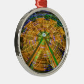 Amusement Ferris Wheel Metalen Ornament (Rechts)