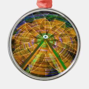 Amusement Ferris Wheel Metalen Ornament