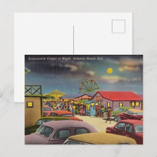 Amusement Park, Atlantic Beach, South Carolina Briefkaart (Voorkant / Achterkant)