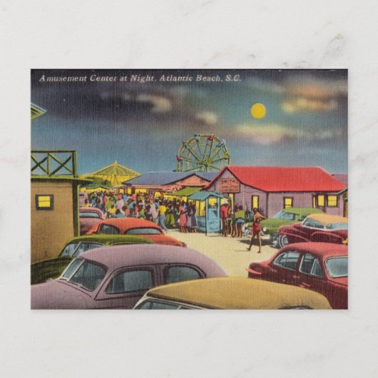 Amusement Park, Atlantic Beach, South Carolina Briefkaart (Voorkant)