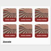 Amusement Park Birthday Party Stickers (Vel)