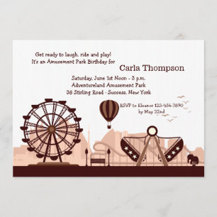 Amusement Park (bruin) Kaart