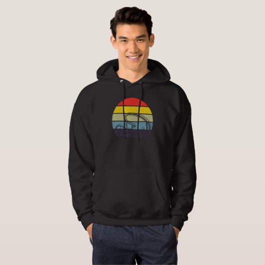 Amusement Park Coaster Lover - Funny Roller Coaste Hoodie (Voorkant volledig)