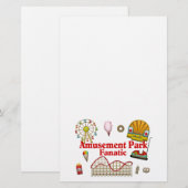 Amusement Park Fantasiatisch Briefpapier (Voorkant / Achterkant)