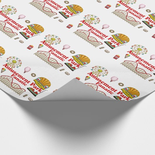 Amusement Park Fantasiatisch Cadeaupapier (Hoek)