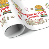 Amusement Park Fantasiatisch Cadeaupapier (Rol Hoek)