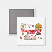 Amusement Park Fantasiatisch Magneet (Voorkant / Achterkant)