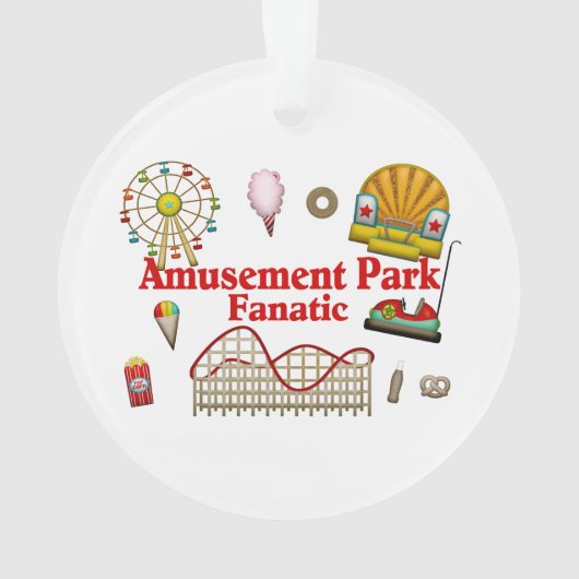 Amusement Park Fantasiatisch Ornament (achterkant)