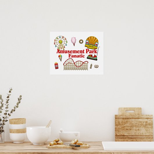 Amusement Park Fantasiatisch Poster (Keuken)