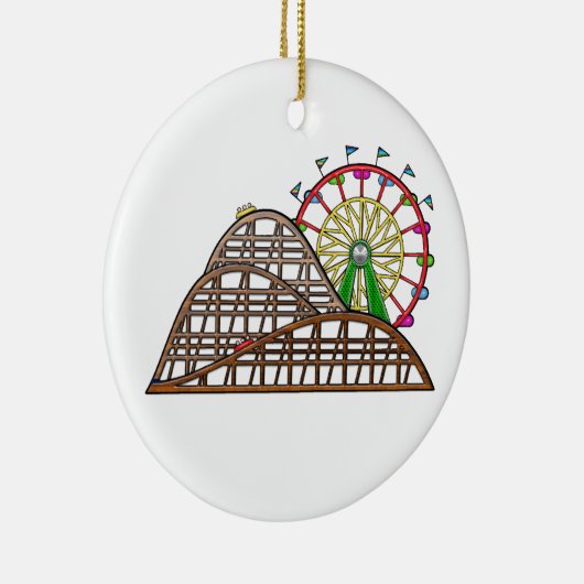 Amusement Park Keramisch Ornament (Rechts)