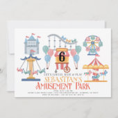 Amusement Park Kind is jarig Kaart (Voorkant)