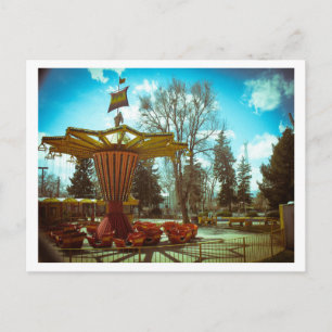 Amusement Park Nostalgia Briefkaart
