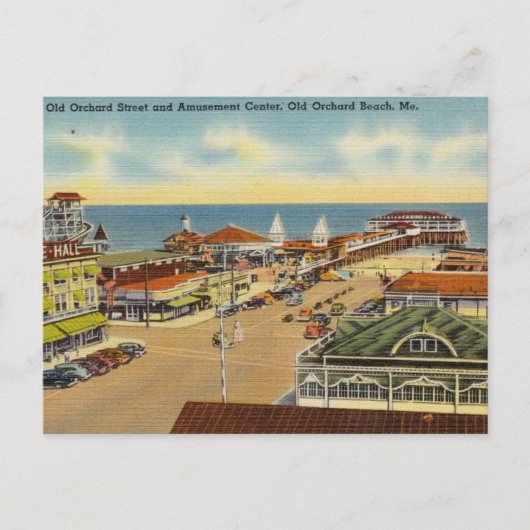 Amusement Park, Old Orchard Beach, Maine Briefkaart (Voorkant)