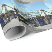 Amusement Park Roller Onderzetter Old Orchard Beac Cadeaupapier (Rol Hoek)