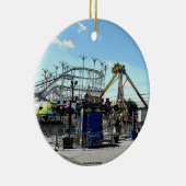 Amusement Park Roller Onderzetter Old Orchard Beac Keramisch Ornament (Rechts)